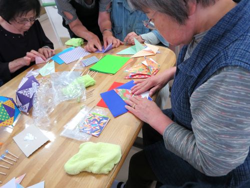 おしゃべりしながら作るって楽しい