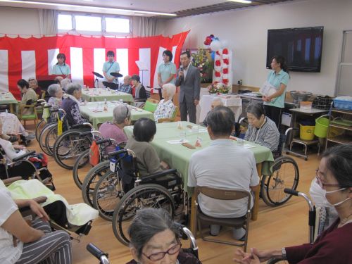 理事長より　お祝いの言葉