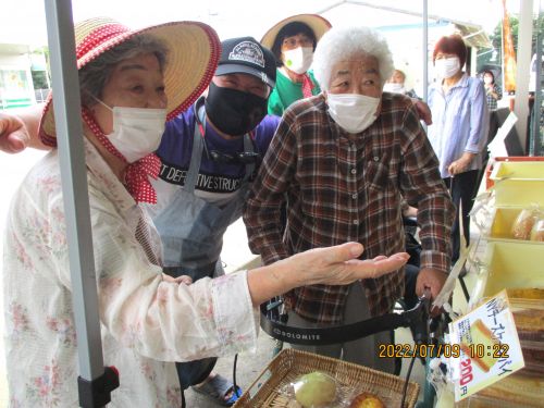 地域の方に元気をもらえます！